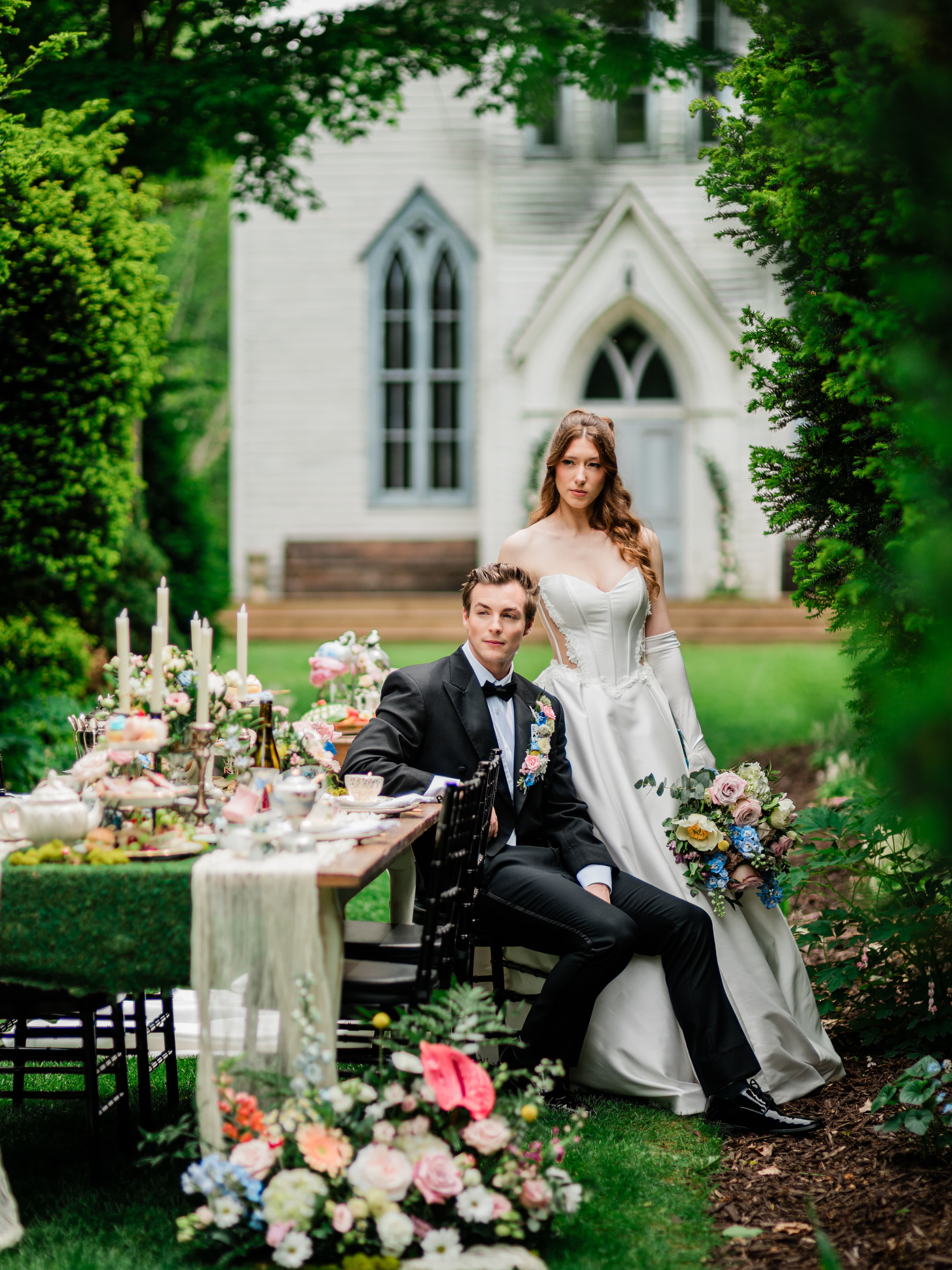 A Whimsical Fairytale Wedding at Cranberry Creek Gardens